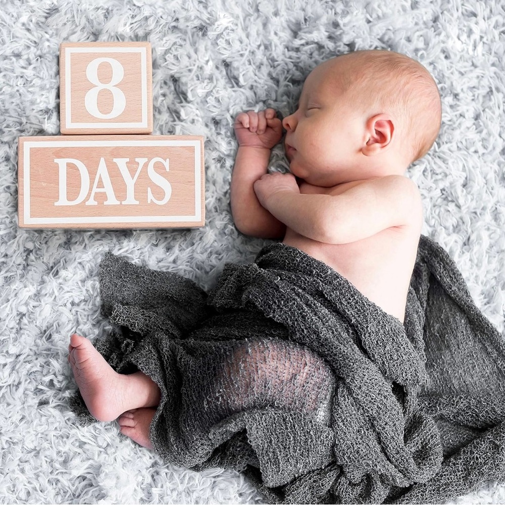 Stoneboat Baby Milestone Blocks